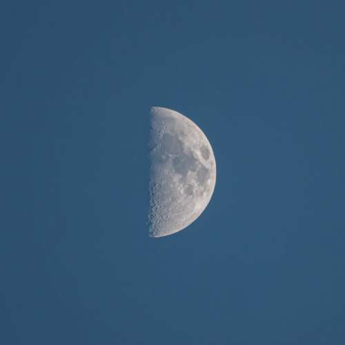 Blue Moon Sky No Cost Stock Image
