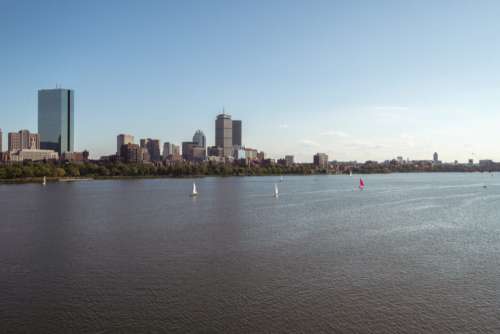 City Water Skyline No Cost Stock Image