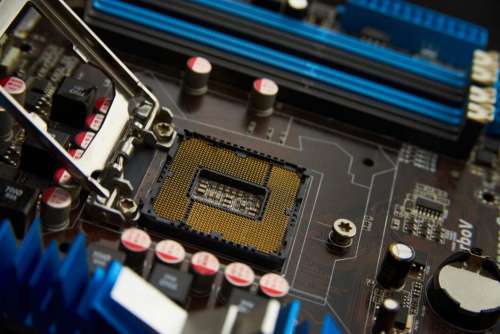 Technology Motherboard Computer No Cost Stock Image