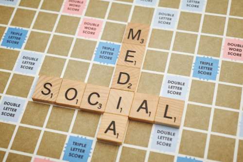 Social Media Background No Cost Stock Image