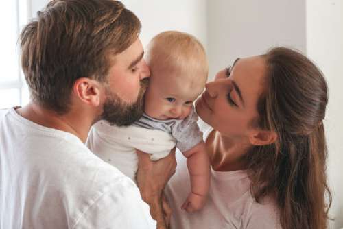 Family Together Love No Cost Stock Image