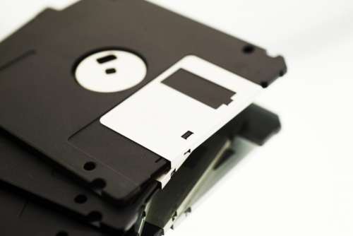 Floppy Disks Old No Cost Stock Image