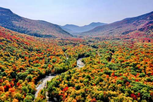 Autumn Mountain Valley No Cost Stock Image