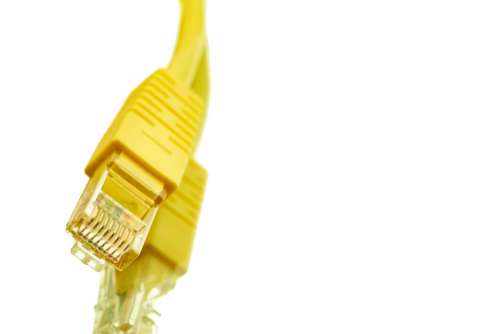 Network Cable Close up No Cost Stock Image