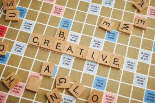 Creative Words Text No Cost Stock Image