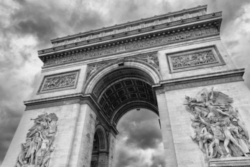 Paris Landmark Architecture No Cost Stock Image