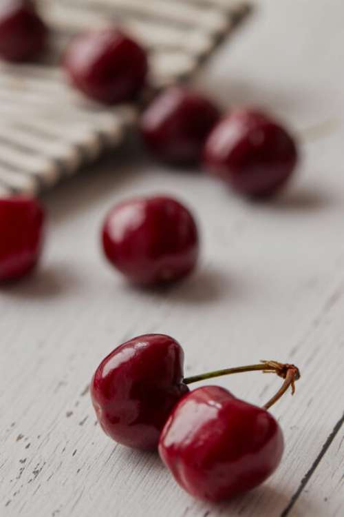 Cherries Fruit Food No Cost Stock Image