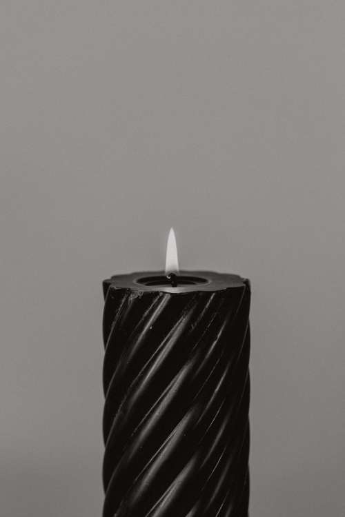 Black aesthetic - candle