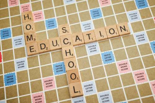 Home Education School No Cost Stock Image