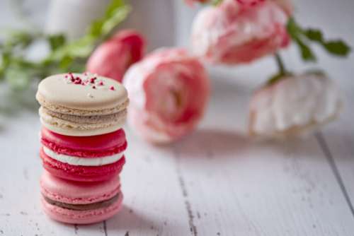 Cookies Stacked Dessert No Cost Stock Image