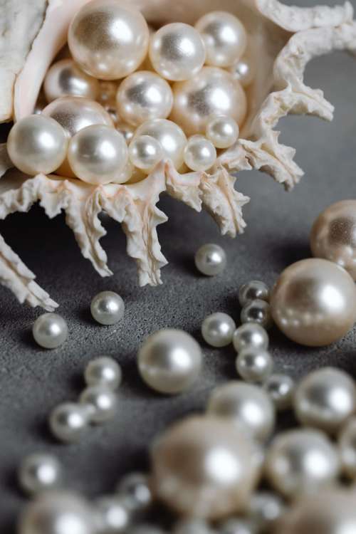 A woman needs ropes and ropes of pearls