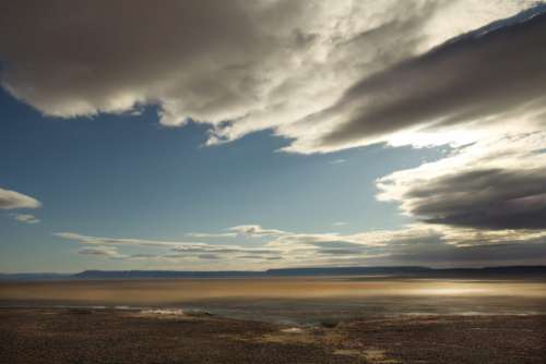 Desert Sky Landscape No Cost Stock Image