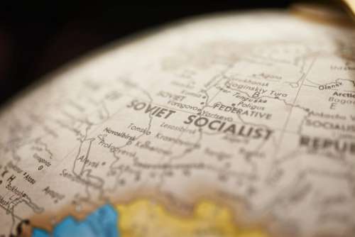Travel Map Sphere No Cost Stock Image