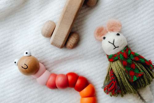 Eco-friendly plastic-free toys made from natural materials - wooden - for kids and toddlers