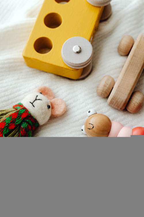 Eco-friendly plastic-free toys made from natural materials - wooden - for kids and toddlers