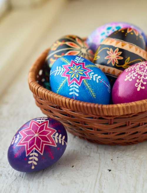 Decorative Eggs Easter No Cost Stock Image