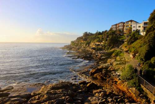 Coastal Ocean Landscape No Cost Stock Image