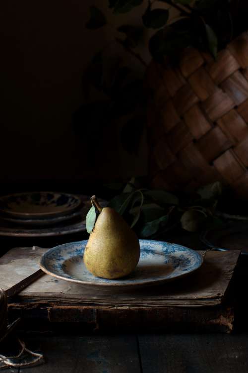 shaded pear