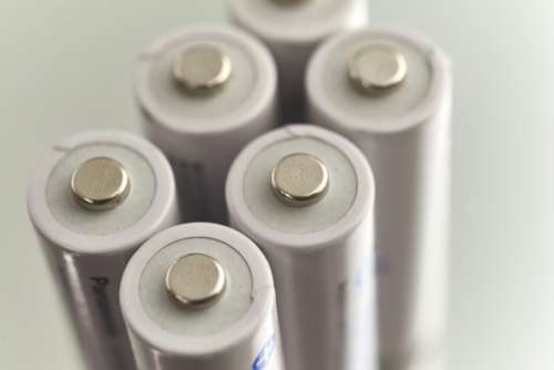 Battery Cell Electrical No Cost Stock Image
