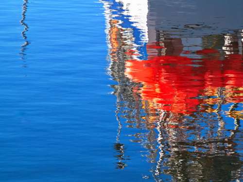 Water Reflection Ripple No Cost Stock Image