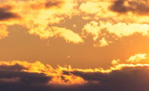 Sunset Clouds Background No Cost Stock Image