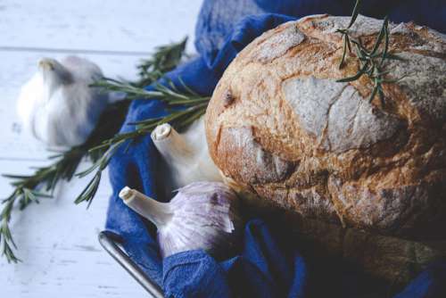 Homemade Bread Food No Cost Stock Image