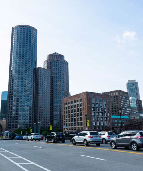 City Street Traffic No Cost Stock Image