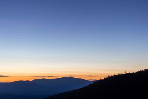 Mountain Sunset Sky No Cost Stock Image