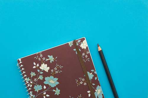 Journal Desk Notebook No Cost Stock Image