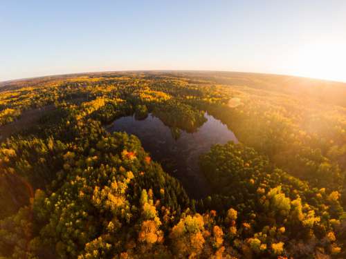 Seen from above