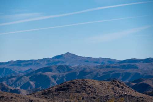 Mountain Desert Sky No Cost Stock Image