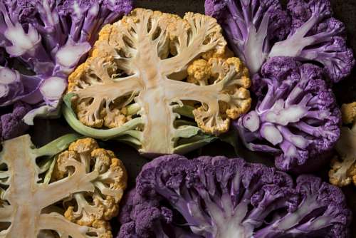 Vegetable Cauliflower Cabbage No Cost Stock Image