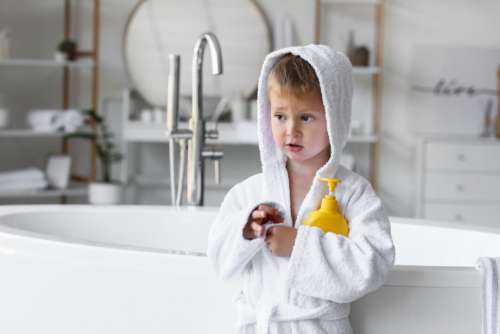 Bath Child Bathroom No Cost Stock Image