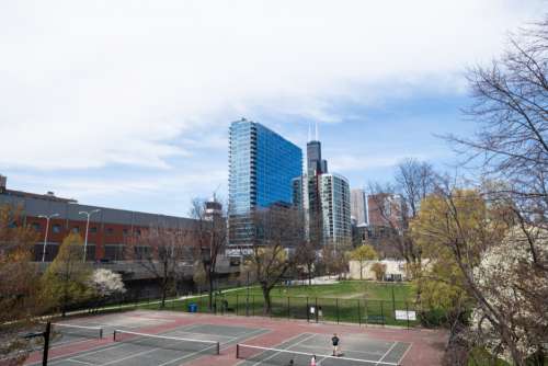 City Park Sky No Cost Stock Image