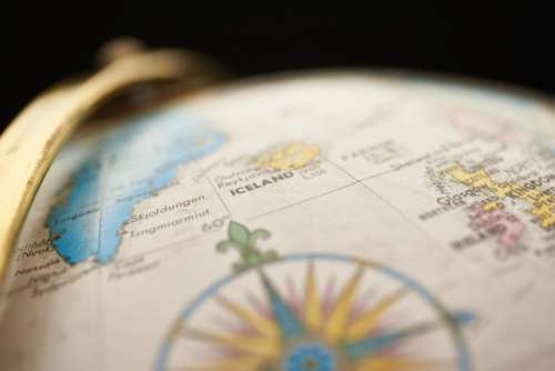 Map Sphere Travel No Cost Stock Image