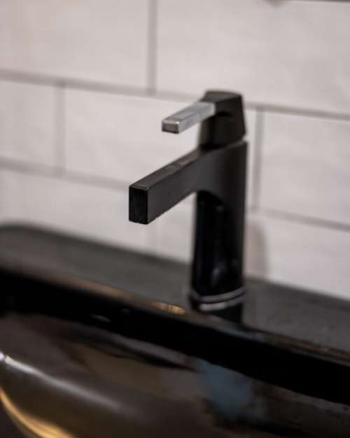 Modern Faucet House No Cost Stock Image