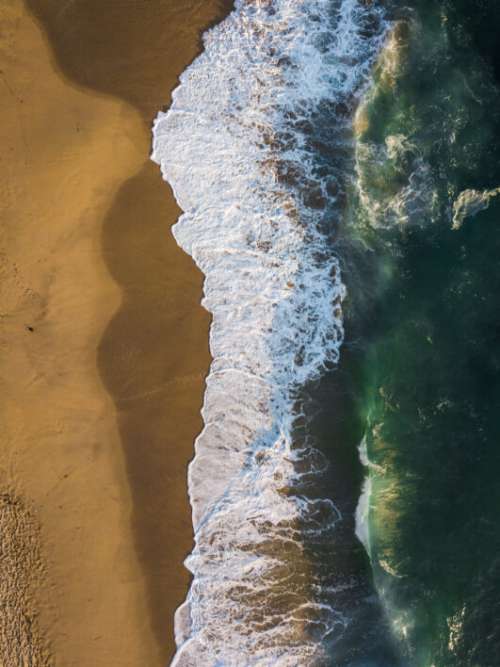 Sea Abstract Aerial No Cost Stock Image