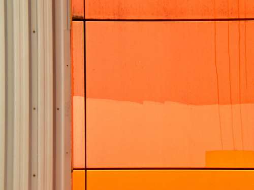 Wall Exterior Orange No Cost Stock Image