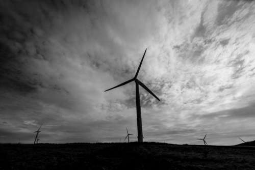 Wind Energy Background Free Stock Photo