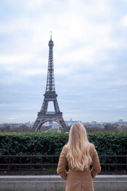 Eiffel Tower Landmark Free Stock Photo