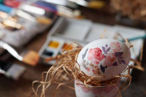 Easter Egg Handmade Free Stock Photo