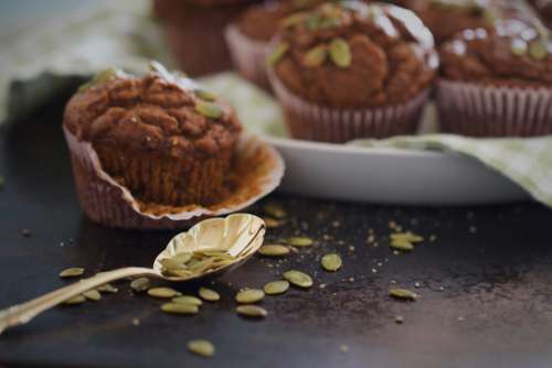 Baked Muffins Food Free Stock Photo