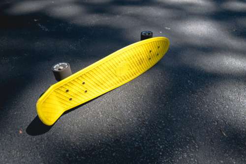 Skateboard Pavement Road Free Stock Photo