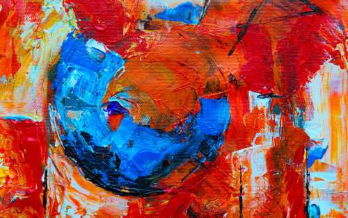 Colorful Painting Abstract Free Stock Photo