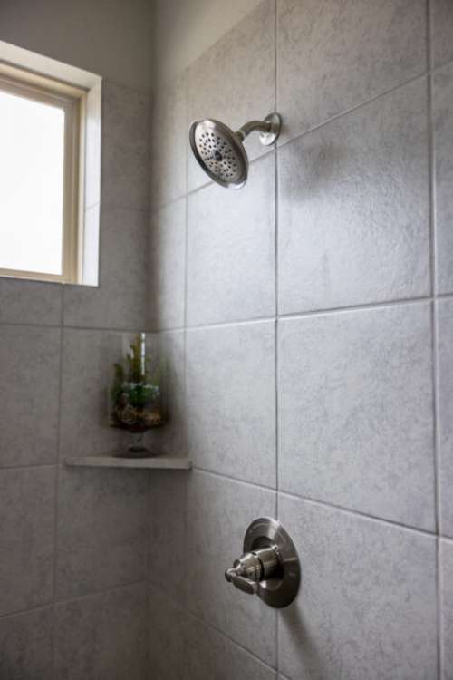 Tile Shower Interior Free Stock Photo