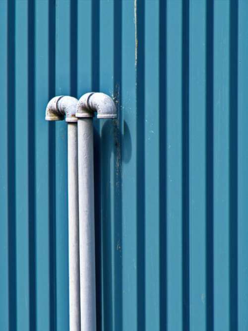 Pipes Industry Wall Free Stock Photo