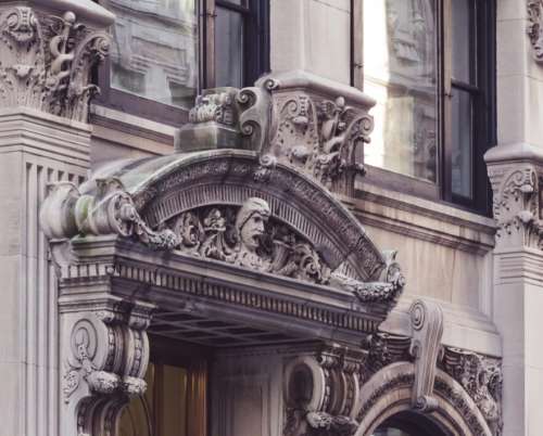 Ornate Building Exterior Free Stock Photo