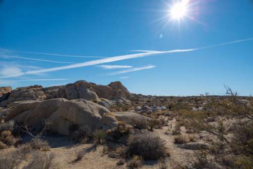 Rocky Desert Landscape Free Stock Photo