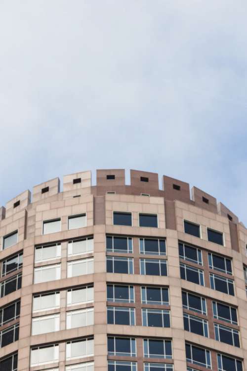 Curved Building City Free Stock Photo