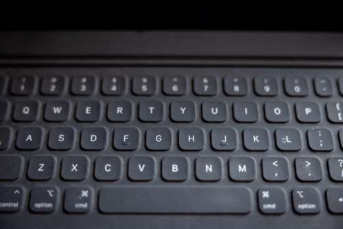 Laptop Keyboard Close Free Stock Photo
